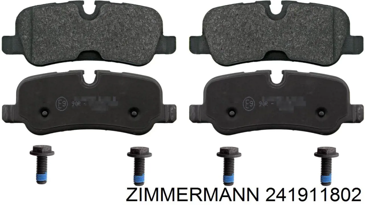 Колодки Zimmermann 241911802 цена, от 50.73 USD