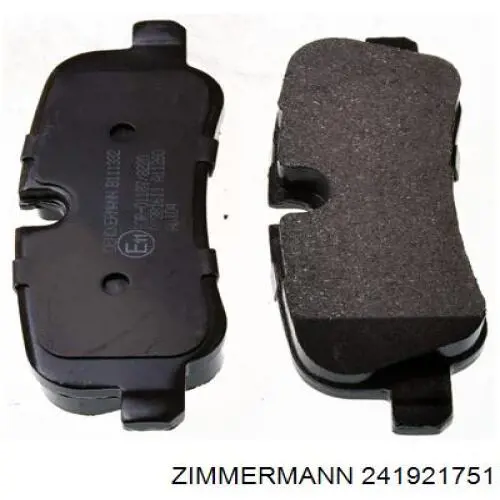 Задние дисковые колодки Zimmermann 241921751