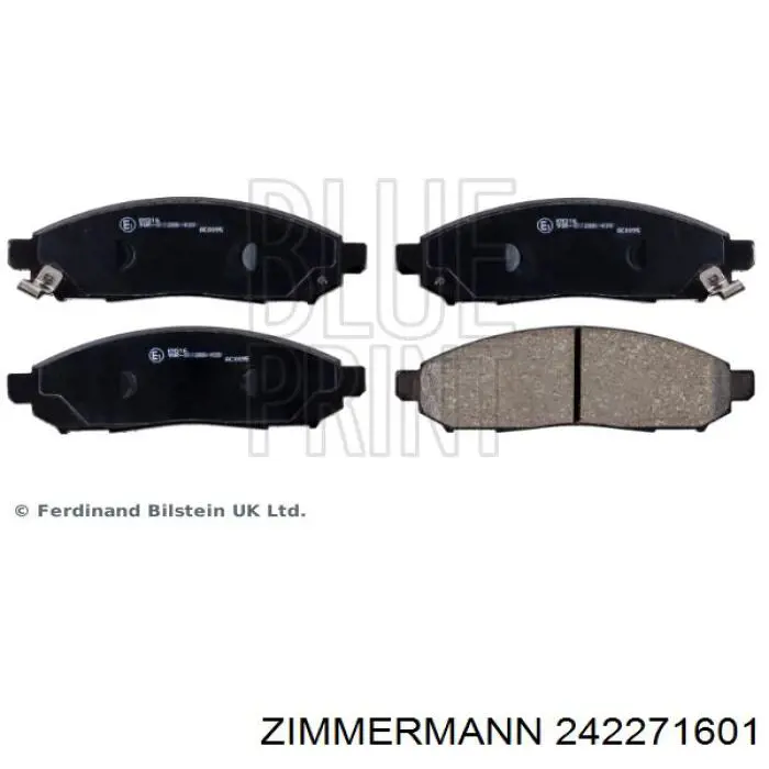 Тормозные колодки Zimmermann 242271601