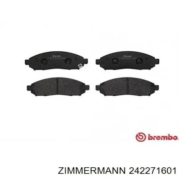 Колодки Zimmermann 242271601 цена, от 41.90 USD