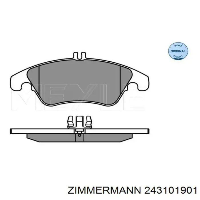 243101901 Zimmermann Колодки передние