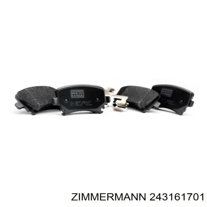 Тормозные колодки Zimmermann 243161701
