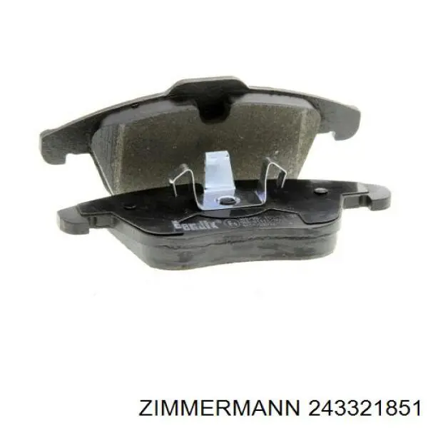 Передние тормозные колодки 243321851 Zimmermann