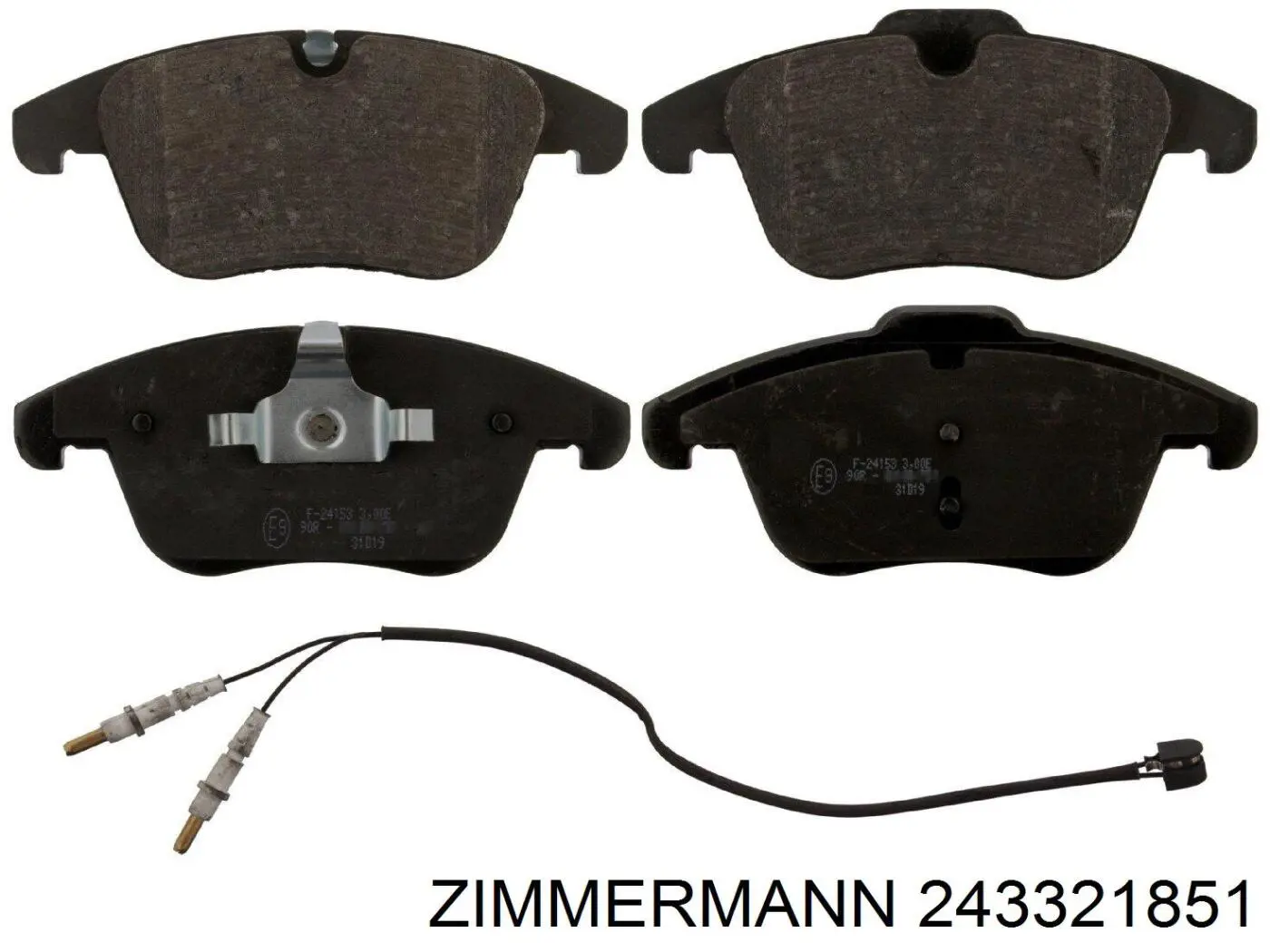 Колодки Zimmermann 243321851 цена, от 51.71 USD