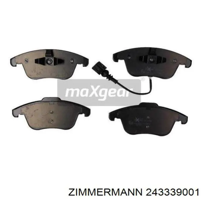 Колодки Zimmermann 243339001 цена, от 54.81 USD