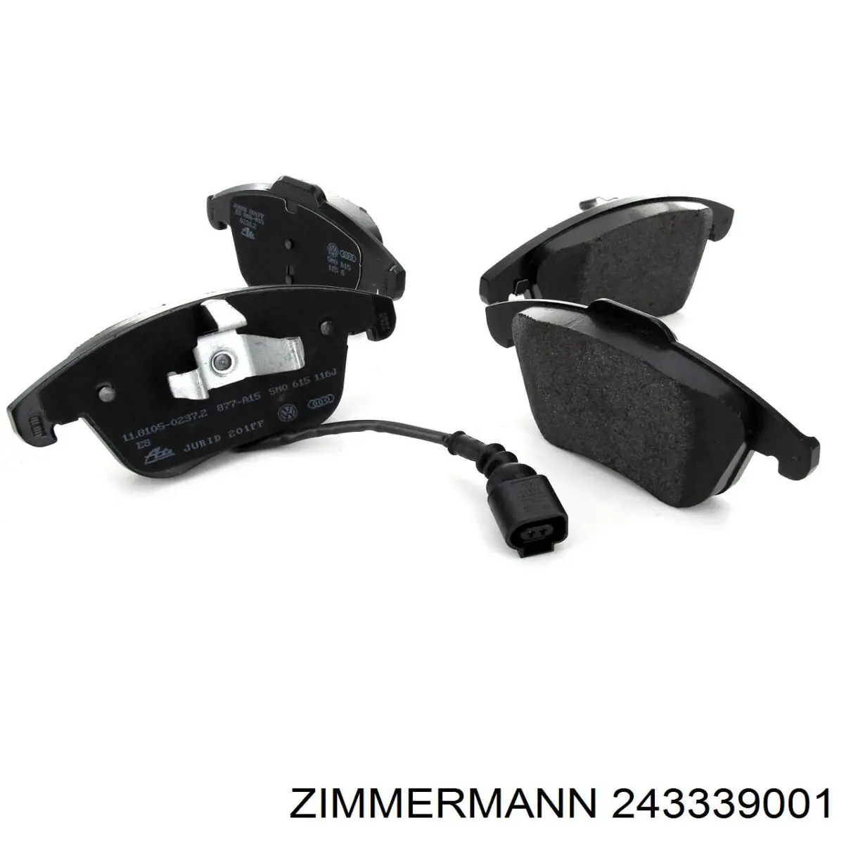 243339001 Zimmermann Колодки передние