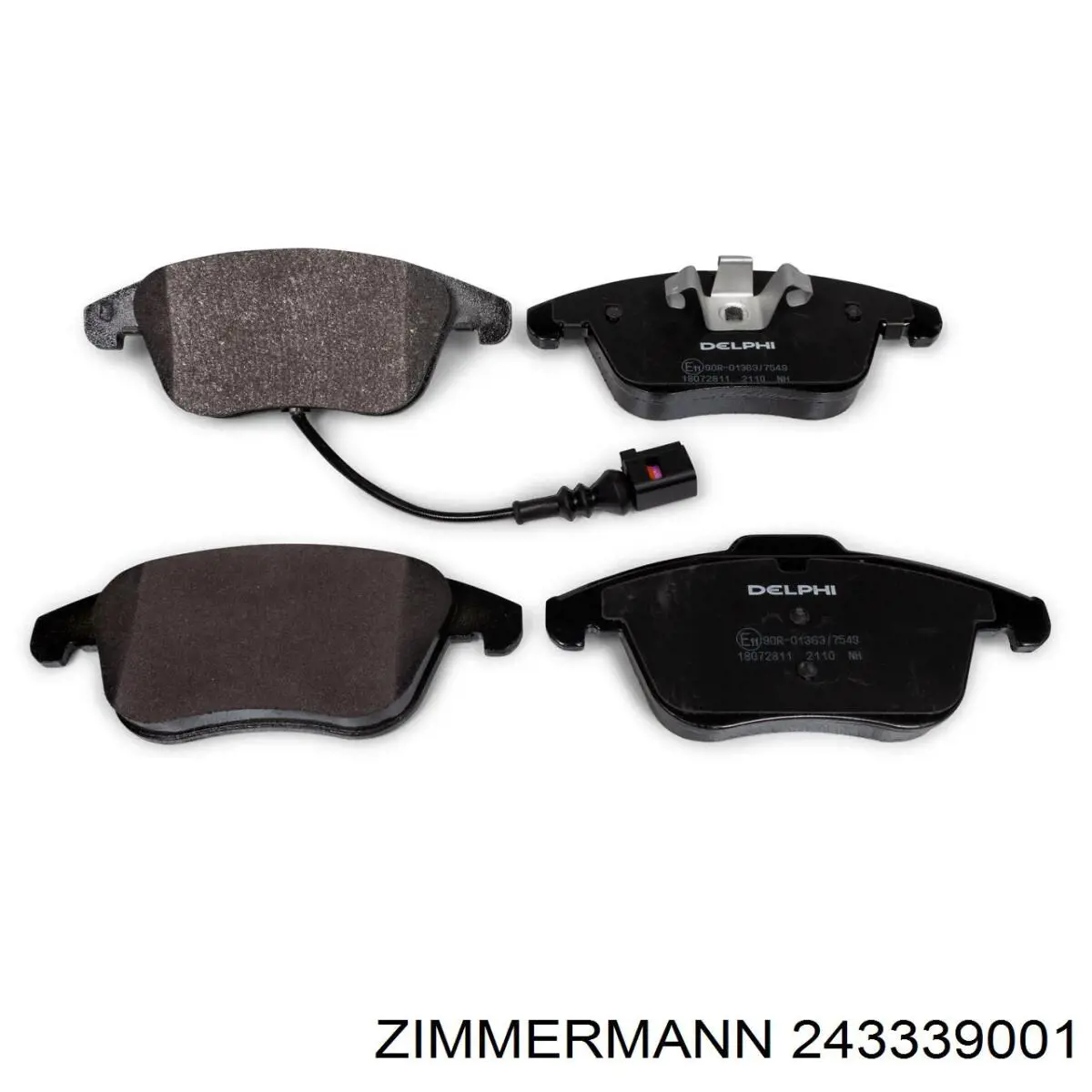 Колодки Zimmermann 243339001 цена, от 54.81 USD