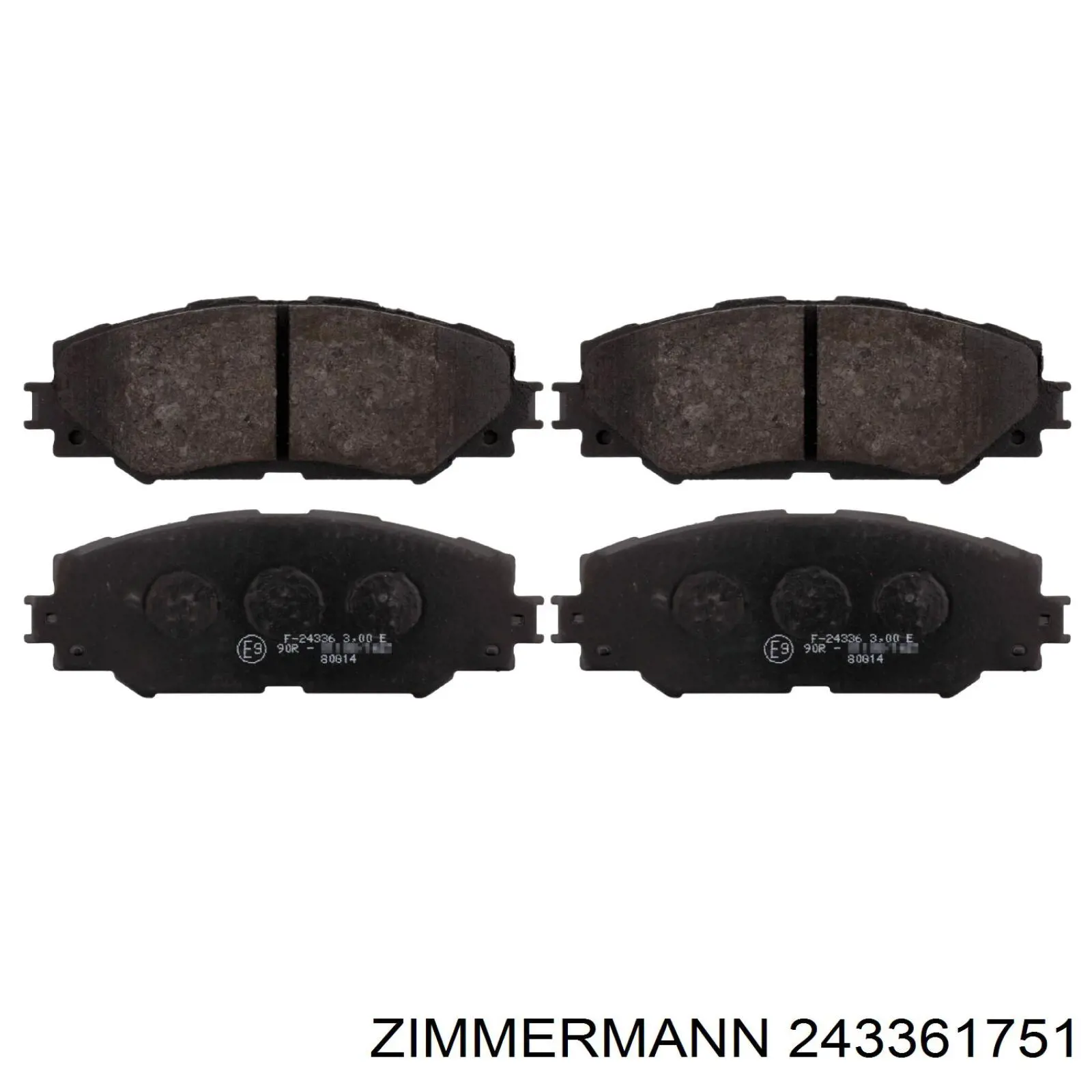 Колодки Zimmermann 243361751 цена, от 38.49 USD