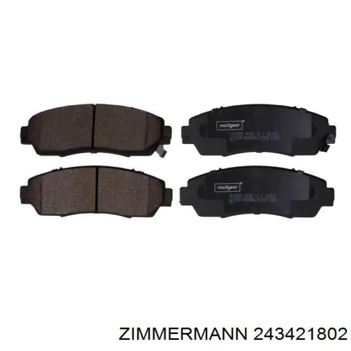 Колодки Zimmermann 243421802 цена, от 38.01 USD
