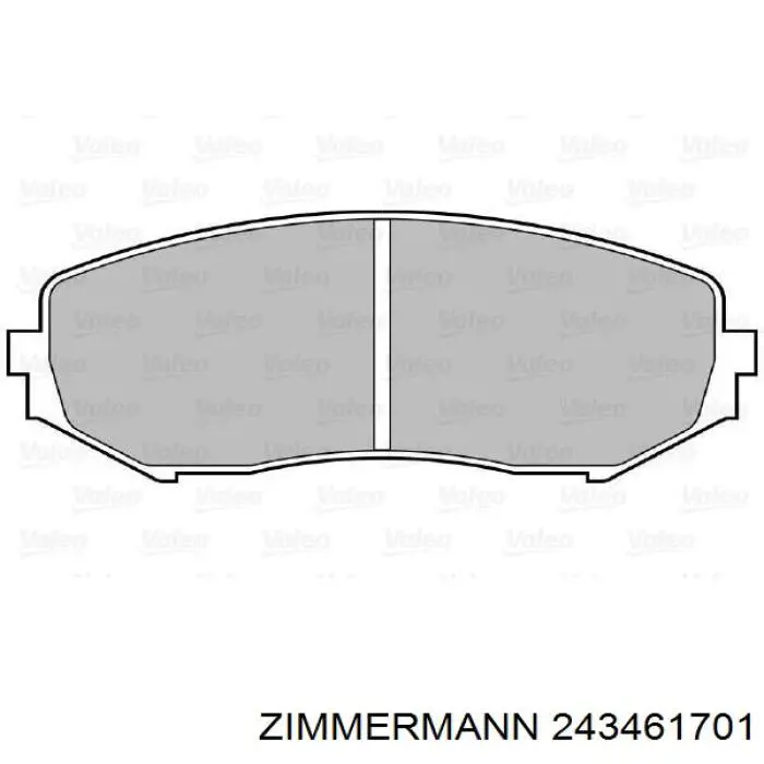 Передние тормозные колодки 243461701 Zimmermann