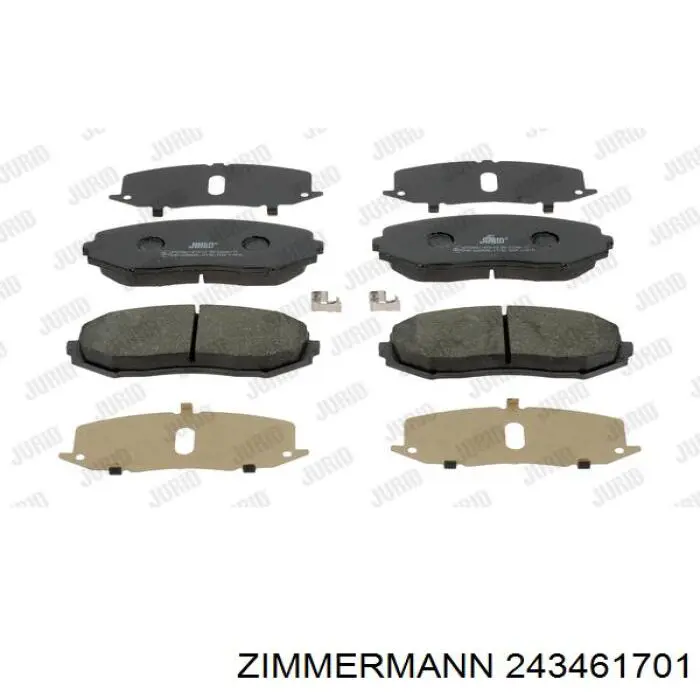 Колодки Zimmermann 243461701 цена, от 33.18 USD