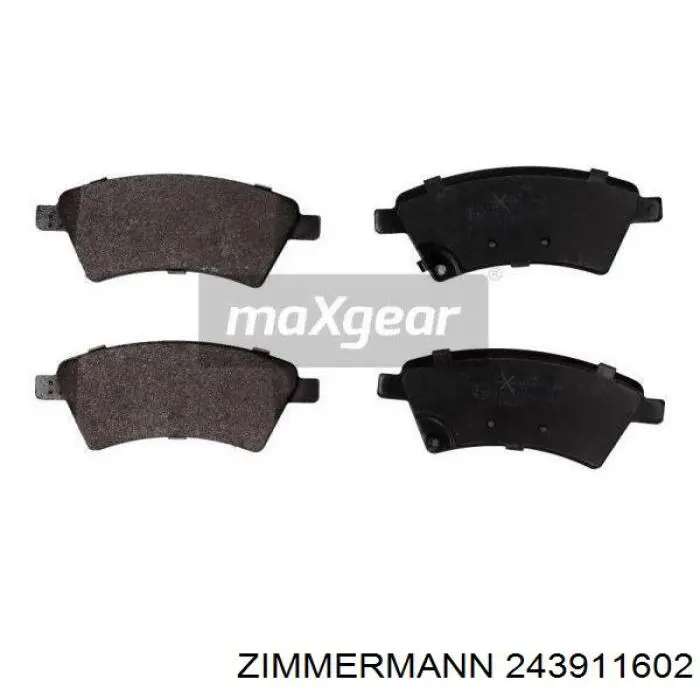 Колодки Zimmermann 243911602 цена, от 43.62 USD