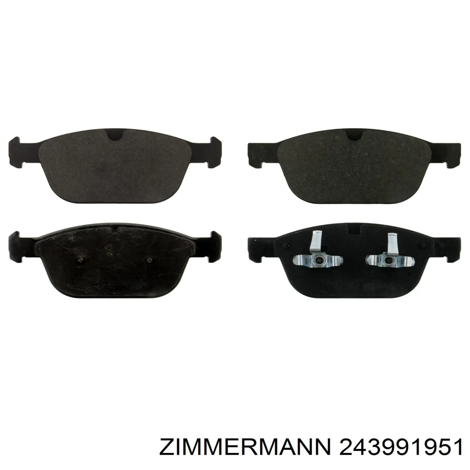 Колодки Zimmermann 243991951 цена, от 74.13 USD