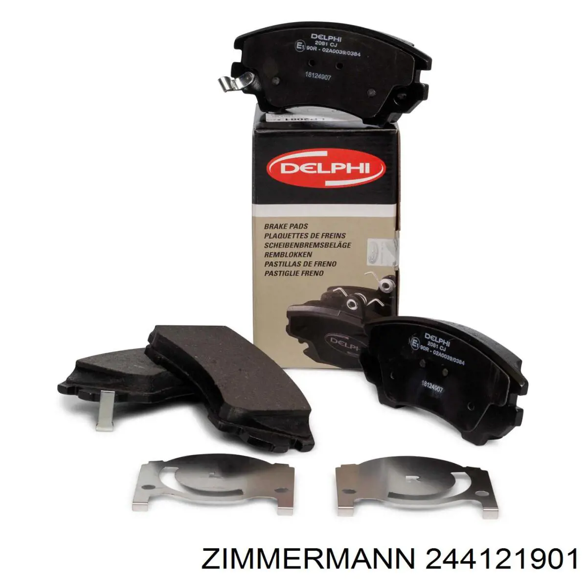 Тормозные колодки Zimmermann 244121901