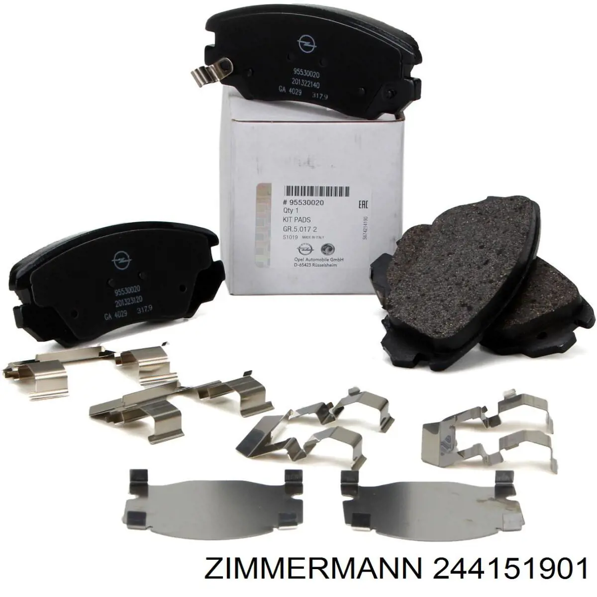 244151901 Zimmermann Колодки передние