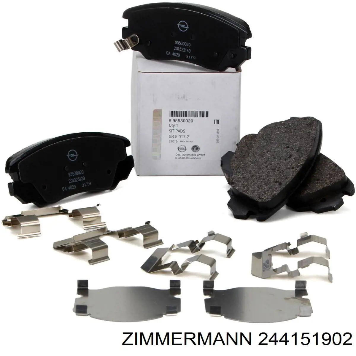 Колодки Zimmermann 244151902 цена, от 41.07 USD