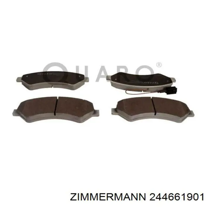 Передние тормозные колодки 244661901 Zimmermann