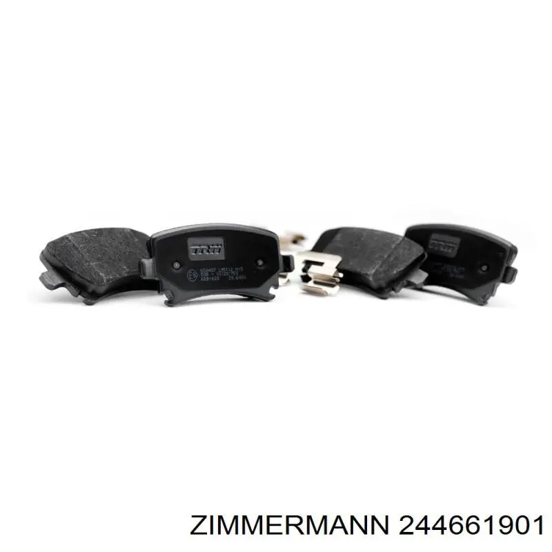 Купить 244661901 Zimmermann Колодки тормозные