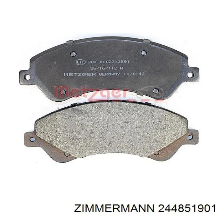 244851901 Zimmermann Колодки передние