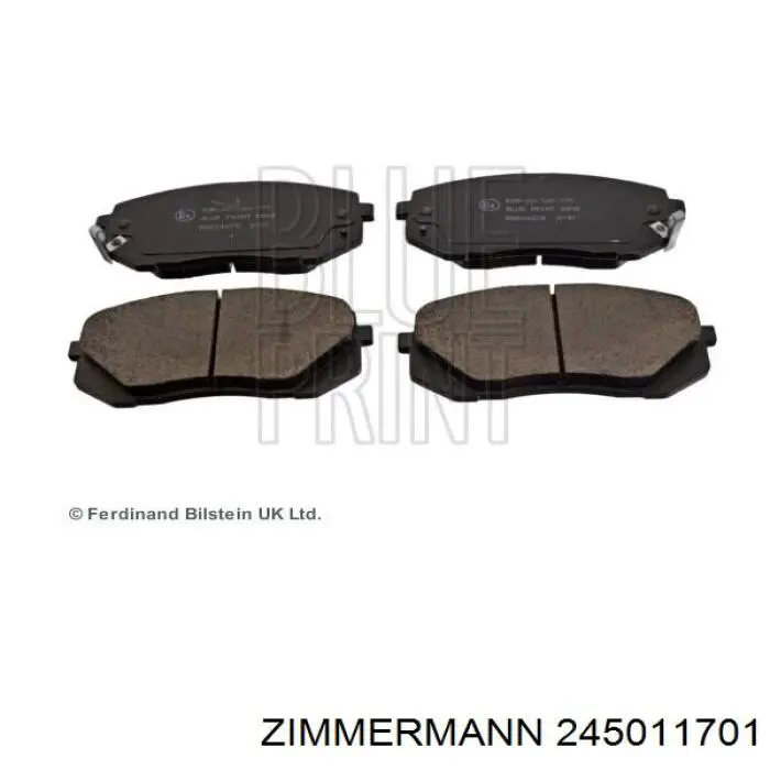 Колодки Zimmermann 245011701 цена, от 46.69 USD