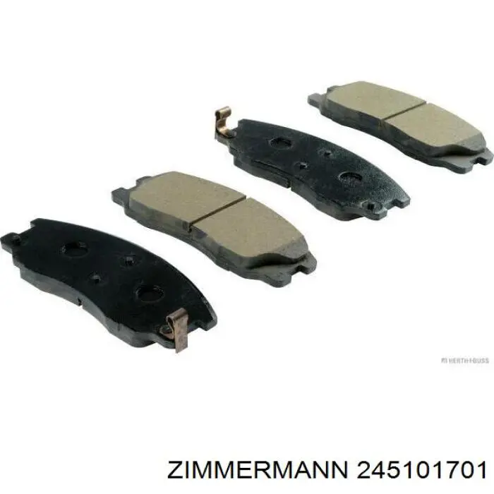 Колодки Zimmermann 245101701 цена, от 22.80 USD