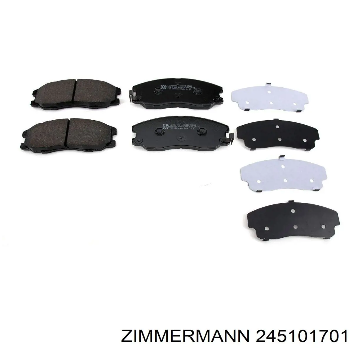 Колодки Zimmermann 245101701 цена, от 22.80 USD