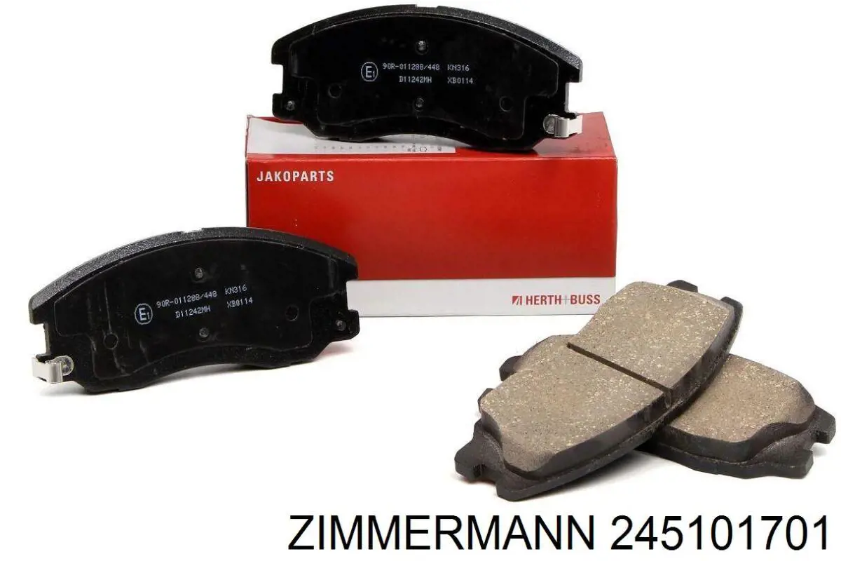 Тормозные колодки Zimmermann 245101701