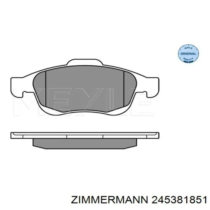 Колодки Zimmermann 245381851 цена, от 23.39 USD