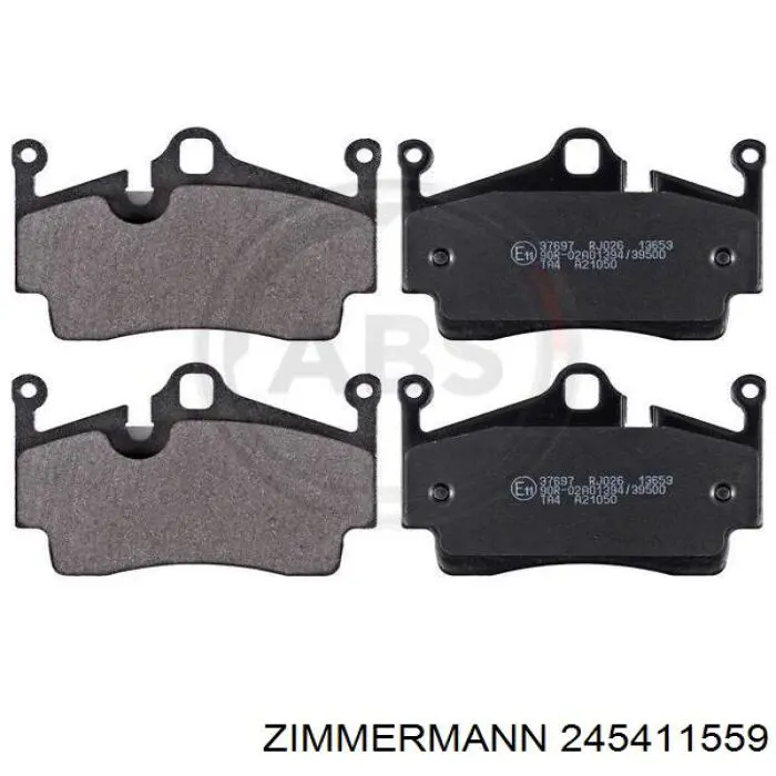 Колодки дисковые  Zimmermann 245411559 цена, от 86.29 USD