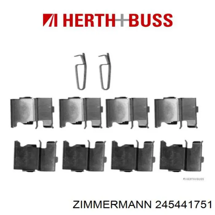 Передние тормозные колодки 245441751 Zimmermann