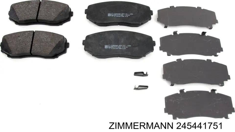 Тормозные колодки Zimmermann 245441751