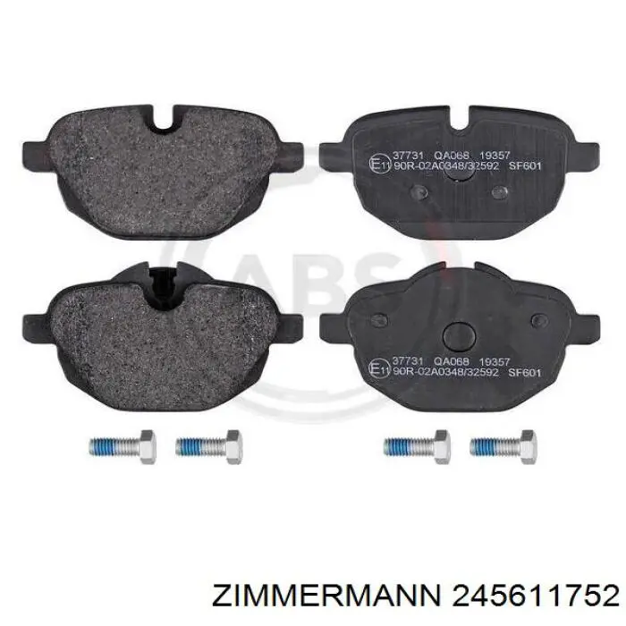 Колодки дисковые  Zimmermann 245611752 цена, от 83.34 USD