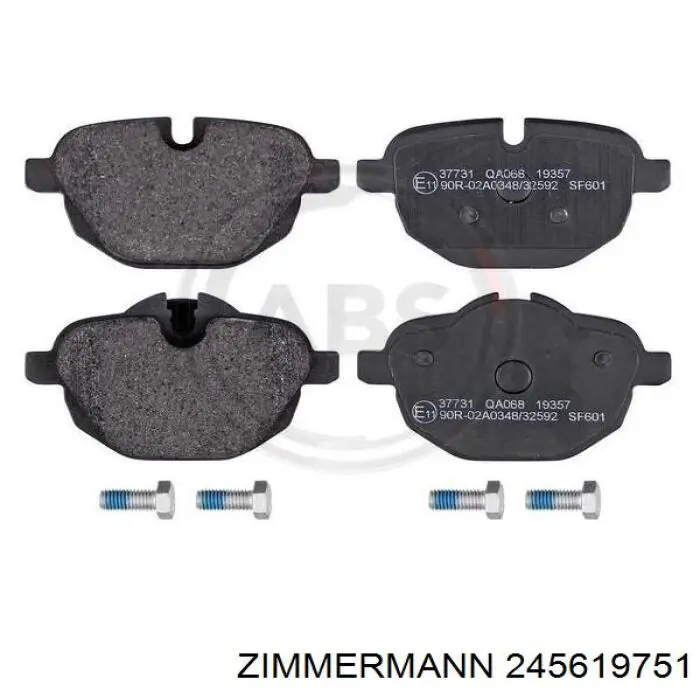 Задние тормозные колодки 245619751 Zimmermann