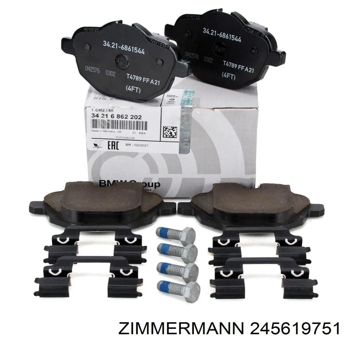 Колодки дисковые  Zimmermann 245619751 цена, от 71.21 USD