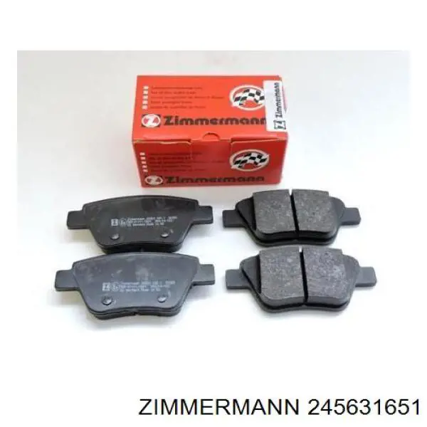 245631651 Zimmermann Колодки тормозные дисковые комплект