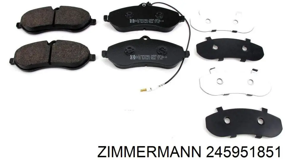 Колодки Zimmermann 245951851 цена, от 34.93 USD
