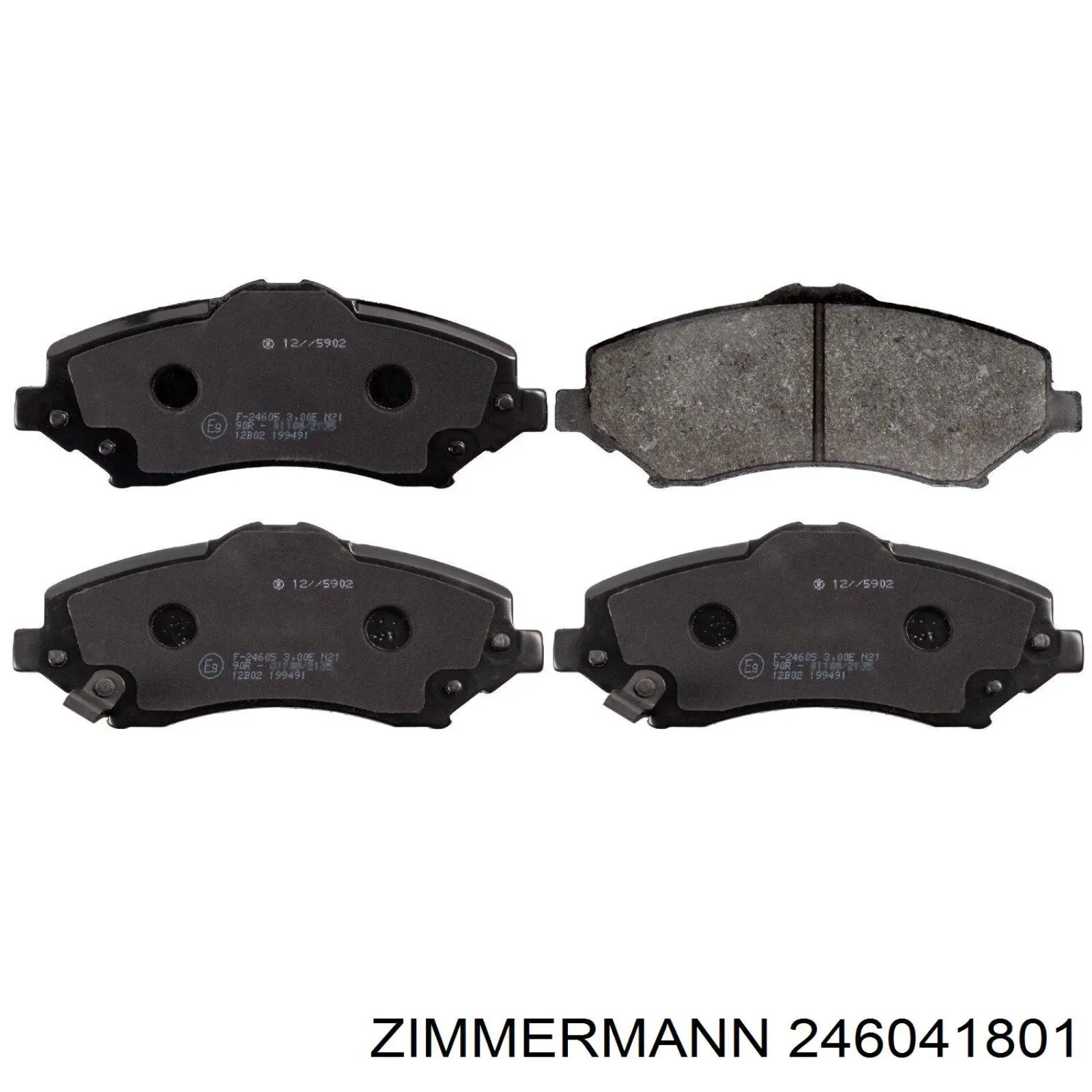 Колодки Zimmermann 246041801 цена, от 63.92 USD