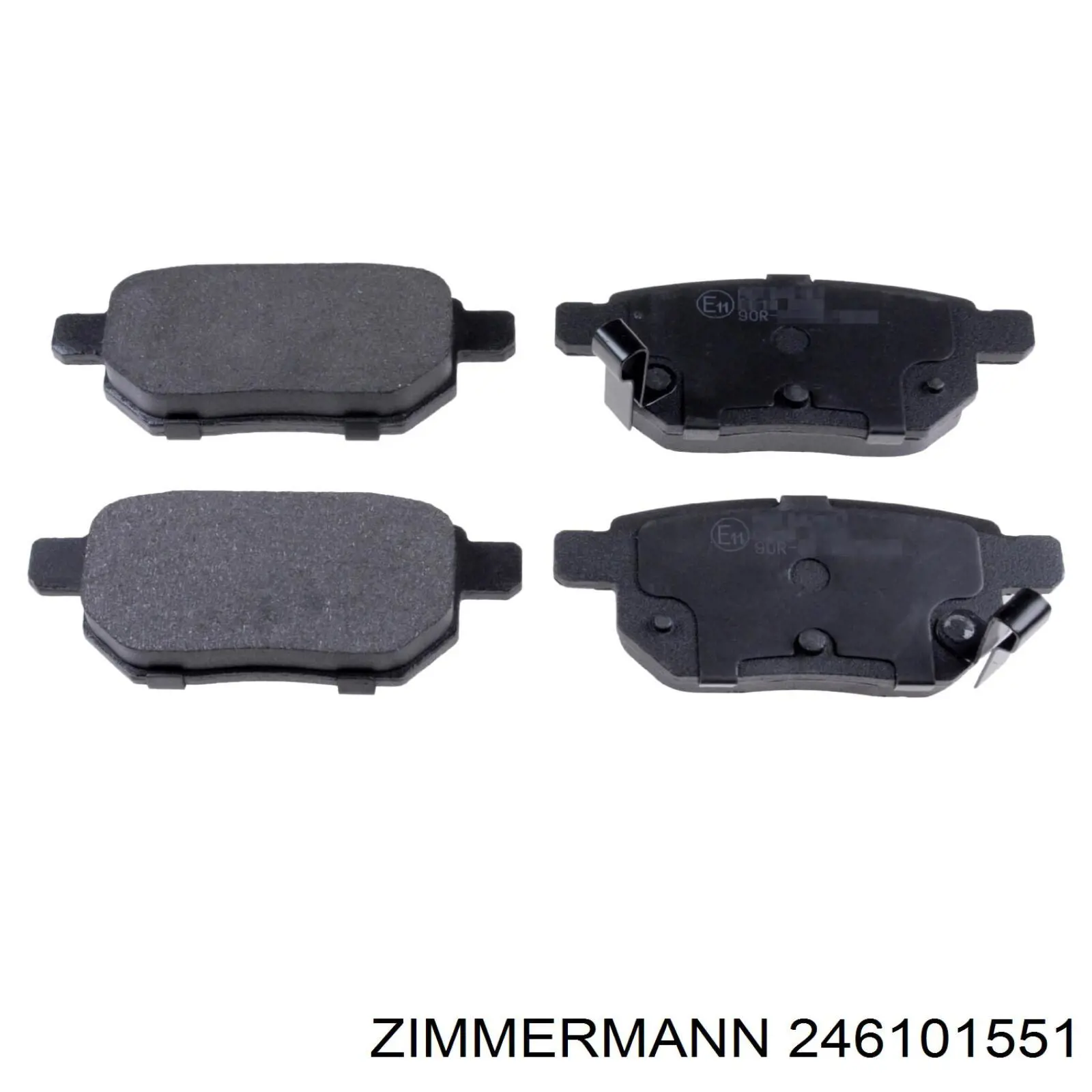 Колодки дисковые  Zimmermann 246101551 цена, от 25.34 USD