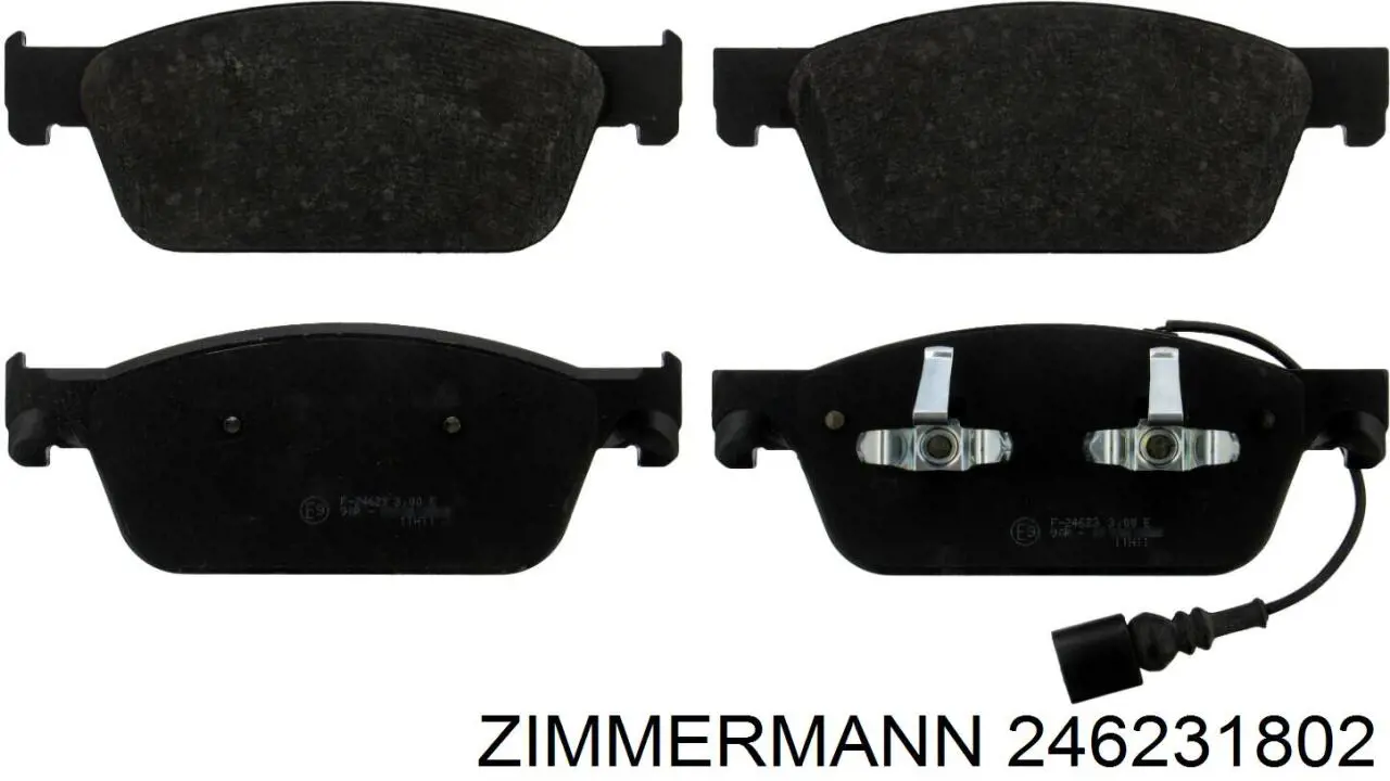 Колодки Zimmermann 246231802 цена, от 84.05 USD