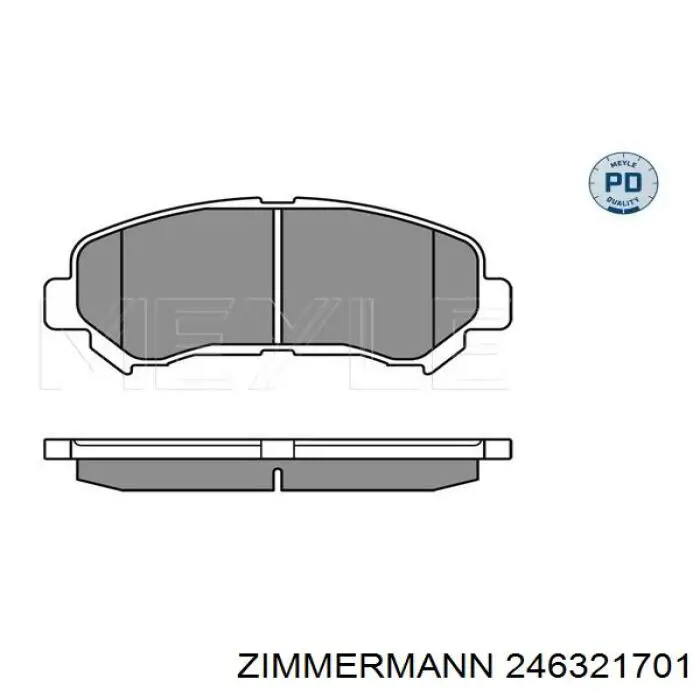 Колодки Zimmermann 246321701 цена, от 26.16 USD