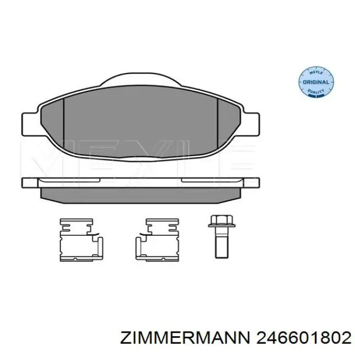 Тормозные колодки Zimmermann 246601802
