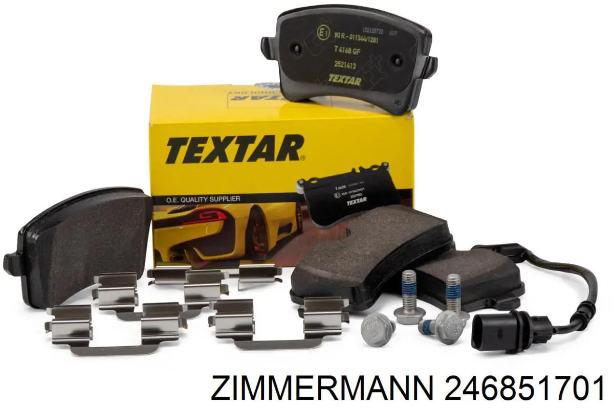 Передние тормозные колодки 246851701 Zimmermann