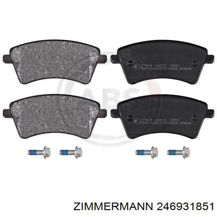 246931851 Zimmermann Колодки передние