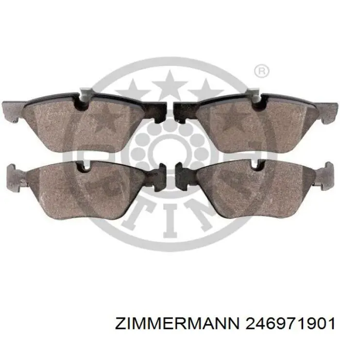 Передние тормозные колодки 246971901 Zimmermann