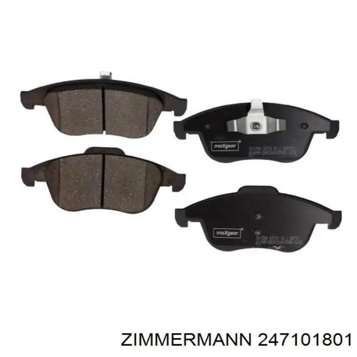 Передние тормозные колодки 247101801 Zimmermann