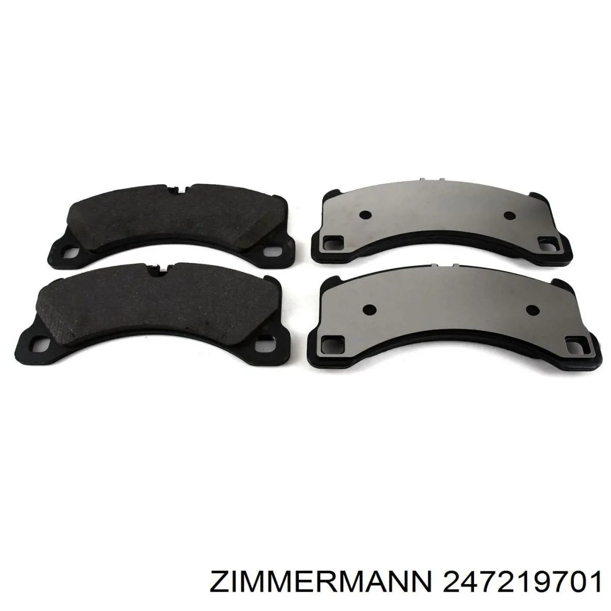 247219701 Zimmermann Колодки тормозные дисковые комплект