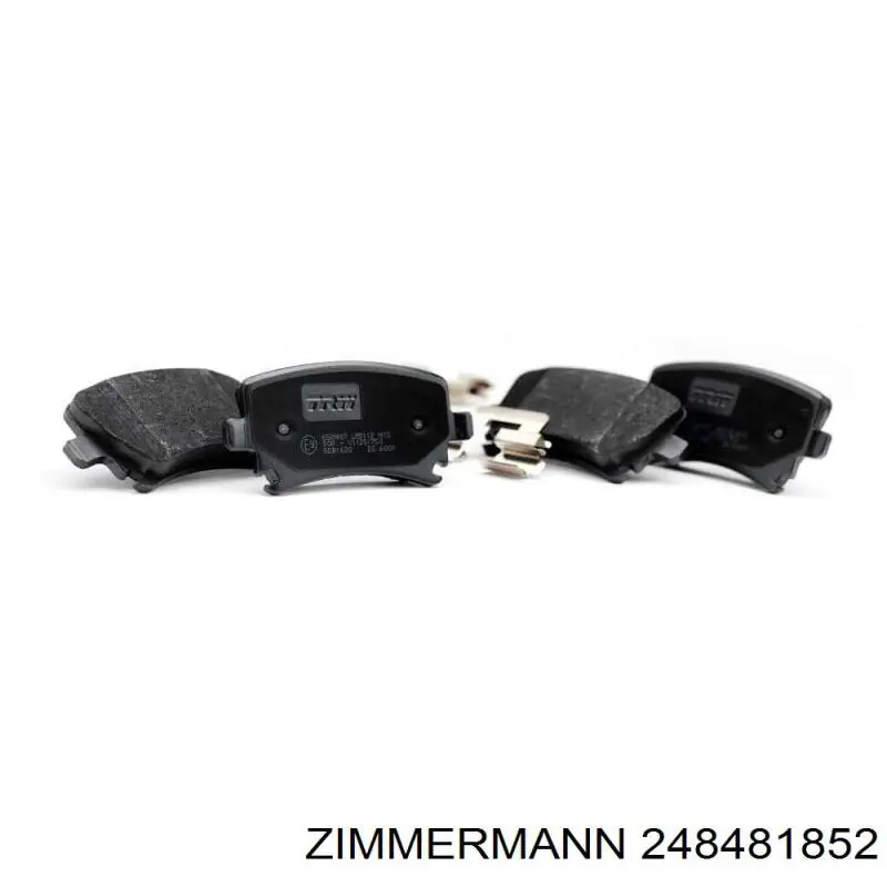 248481852 Zimmermann Колодки тормозные дисковые комплект