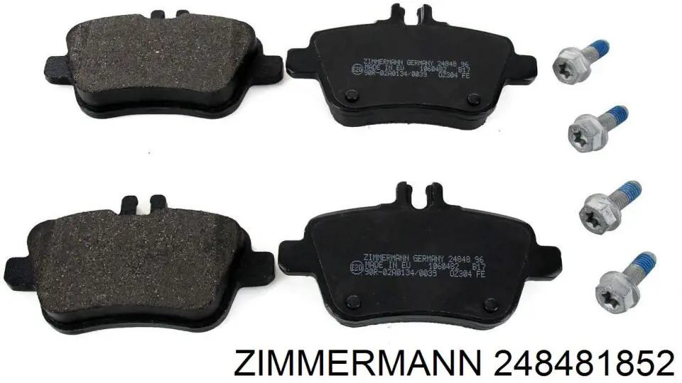 Колодки дисковые  Zimmermann 248481852 цена, от 44.41 USD