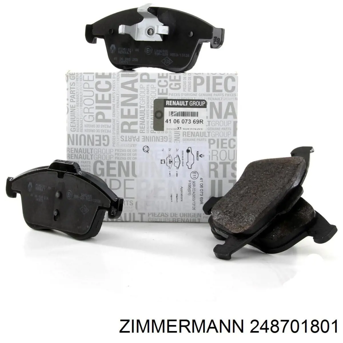 Тормозные колодки Zimmermann 248701801