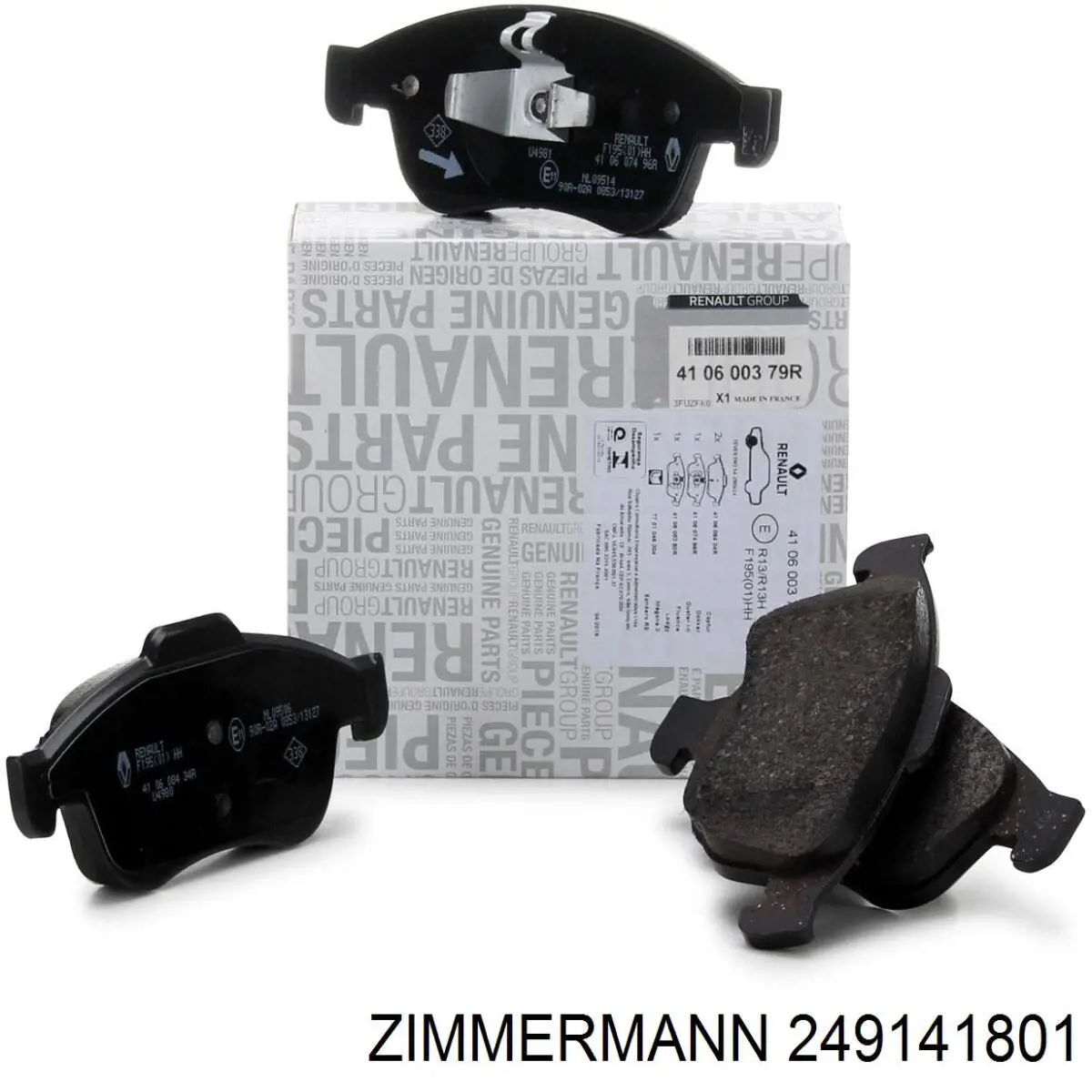 Колодки Zimmermann 249141801 цена, от 43.79 USD